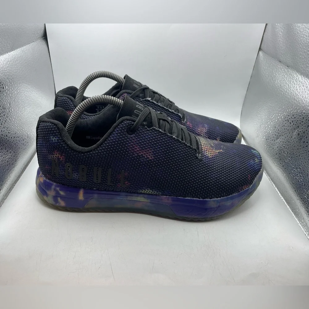 NOBULL Black and Purple Athletic Shoes - Picture 2 of 9